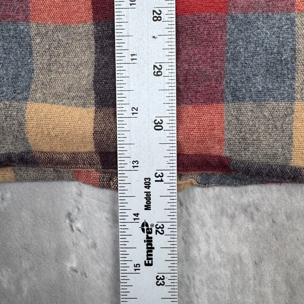LL Bean Traditional Fit Flannel Shirt Mens XL Granola Plaid Chamois Long Sleeve - Picture 6 of 7